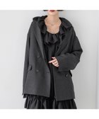 【ローリーズファーム/LOWRYS FARM】のラナテックダブルジャケット チャコールグレー|ID:prp329100004678344