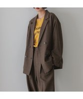 【ローリーズファーム/LOWRYS FARM】のラナテックダブルジャケット 人気、トレンドファッション・服の通販 founy(ファニー) ファッション Fashion レディースファッション Fashion for Women アウター Coat / Outerwear Collection レディースジャケット・軽アウター Jackets おすすめ Recommended / Our Picks オケージョン Occasion Wear シンプル Simple, Minimal ジャケット Jacket, Outerwear ダブル Double, Double-Breasted フロント Front, Front Design プリーツ Pleats, Pleated |ID:prp329100004678344