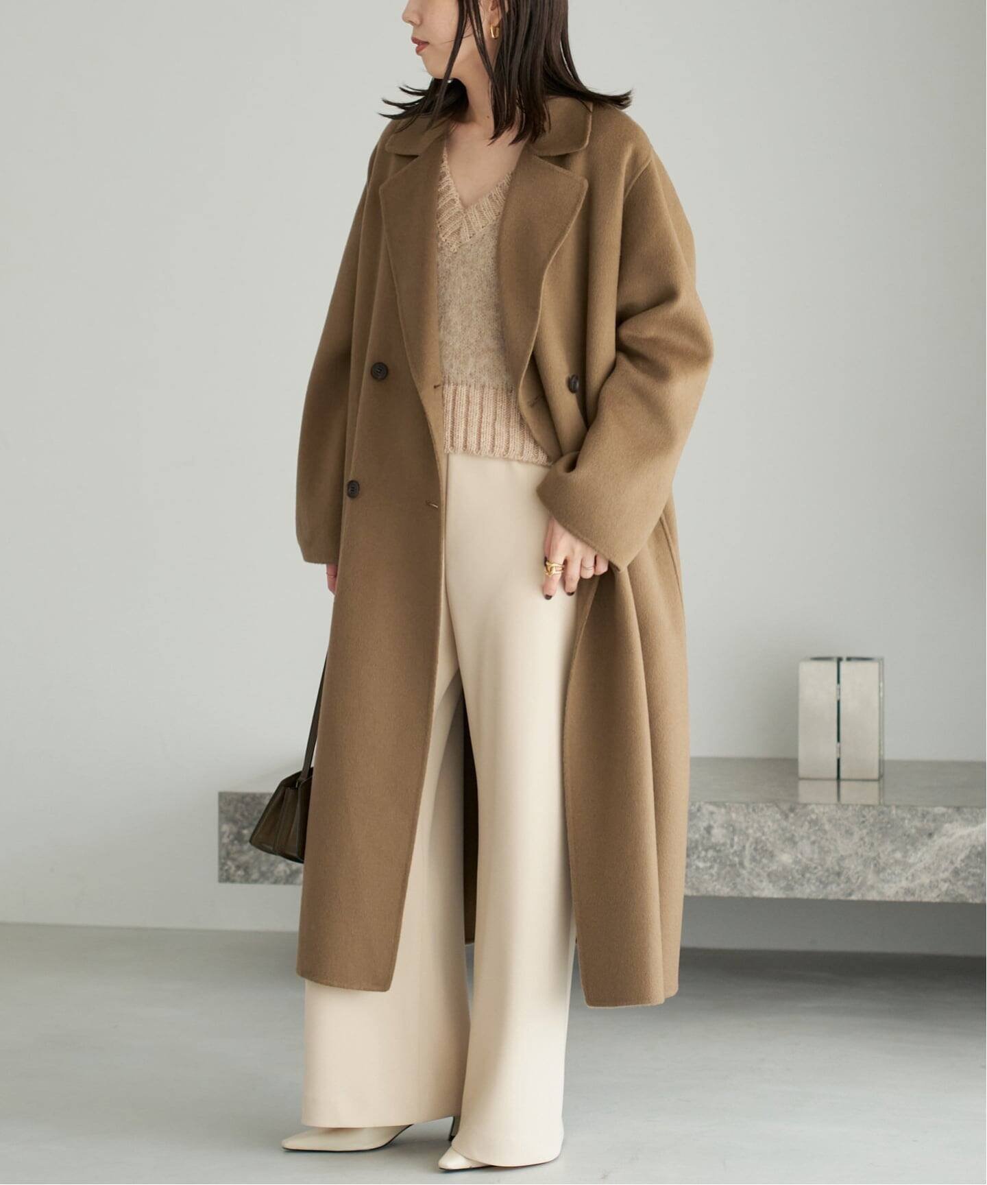 【プラージュ/Plage】のHAMILTON PEA コート インテリア・キッズ・メンズ・レディースファッション・服の通販 founy(ファニー) 　ファッション　Fashion　レディースファッション　Fashion for Women　アウター　Coat / Outerwear Collection　コート・ロングコート・ピーコート　Long Coats, Peacoats & More　デニム　Denim, Jeans Material　ロング　Long, Long-Length　ブラウン D|ID: prp329100004678386 ipo3291000000033798581
