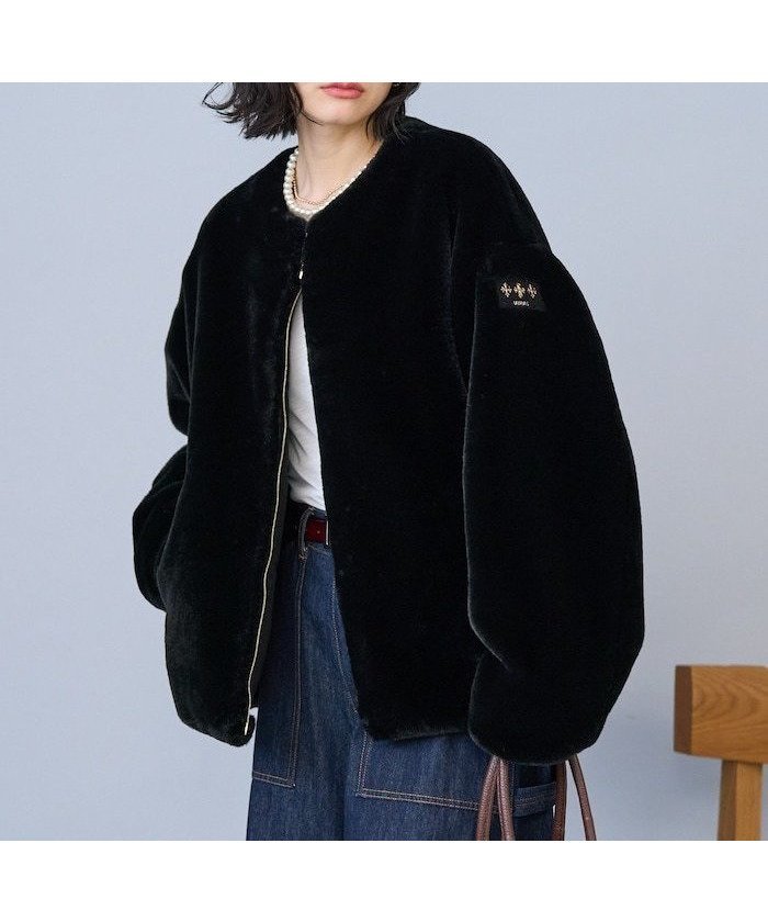 【フリークスストア/FREAK'S STORE】の別注 EXCLUSIVE ILVA/別注 エクスクルーシブ イルヴァ 25AW インテリア・キッズ・メンズ・レディースファッション・服の通販 founy(ファニー) 　ファッション　Fashion　レディースファッション　Fashion for Women　エレガント 上品　Elegant　ショルダー　Shoulder, Shoulder Strap　スペシャル　Special, Limited Edition　デニム　Denim, Jeans Material　ドロップ　Drop Shoulder, Dropped Style　定番　Standard, Basic Item　フレア　Flare, Flared　ブルゾン　Blouson, Bomber Jacket　別注　Limited Edition, Custom Order　リュクス　Luxury, Elegant, High-End, Chic　A/W・秋冬　Autumn/Winter　冬　Winter / This Winter　おすすめ　Recommended / Our Picks　2025年　2025　2025-2026秋冬・A/W　Autumn/Winter 2025–26 AW25–26　ブラック|ID: prp329100004678415 ipo3291000000033798692