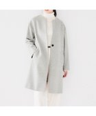 【アンタイトル/UNTITLED】の【日本製】カシミヤ混ノーカラーコート 人気、トレンドファッション・服の通販 founy(ファニー) ファッション Fashion レディースファッション Fashion for Women アウター Coat / Outerwear Collection コート・ロングコート・ピーコート Long Coats, Peacoats & More おすすめ Recommended / Our Picks ショルダー Shoulder, Shoulder Strap ドロップ Drop Shoulder, Dropped Style フロント Front, Front Design 日本製 Made In Japan thumbnail ライトグレー|ID: prp329100004678423 ipo3291000000033905680