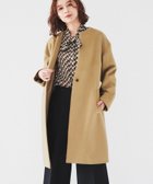 【アンタイトル/UNTITLED】の【日本製】カシミヤ混ノーカラーコート 人気、トレンドファッション・服の通販 founy(ファニー) ファッション Fashion レディースファッション Fashion for Women アウター Coat / Outerwear Collection コート・ロングコート・ピーコート Long Coats, Peacoats & More おすすめ Recommended / Our Picks ショルダー Shoulder, Shoulder Strap ドロップ Drop Shoulder, Dropped Style フロント Front, Front Design 日本製 Made In Japan thumbnail キャメル|ID: prp329100004678423 ipo3291000000033905682
