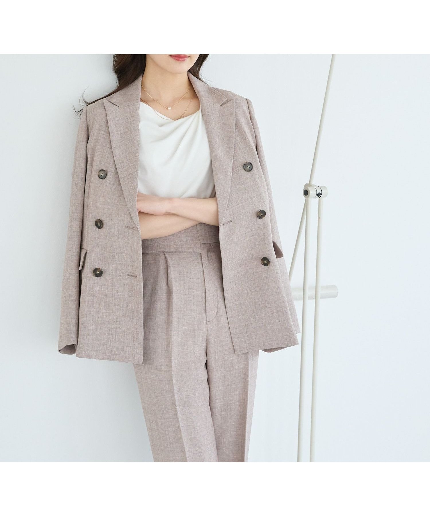 【アンデミュウ/Andemiu】のアサチョウWジャケット インテリア・キッズ・メンズ・レディースファッション・服の通販 founy(ファニー) 　ファッション　Fashion　レディースファッション　Fashion for Women　アウター　Coat / Outerwear Collection　レディースジャケット・軽アウター　Jackets　おすすめ　Recommended / Our Picks　ジャケット　Jacket, Outerwear　リネン　Linen, Linen Fabric　エレガント 上品　Elegant　夏　Summer　羽織　Haori, Light Jacket　ビジネス 仕事 通勤　Business / Work / Commuting　ブラウン|ID: prp329100004678457 ipo3291000000033798871