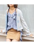 【ファーファー/FURFUR】のフリルキャミトップス 人気、トレンドファッション・服の通販 founy(ファニー) ファッション Fashion レディースファッション Fashion for Women トップス・カットソー Cut & Sew Tops キャミソール&ノースリーブ Camisoles & Sleeveless Tops インナー Innerwear シアー Sheer, See-Through チェック Check, Plaid, Tartan フェミニン Feminine, Girly フリル Frill, Ruffle ベロア Velour, Soft Velvet リボン Ribbon, Bow レース Lace, Lace Fabric thumbnail LBLU[081]|ID: prp329100004678465 ipo3291000000033798907