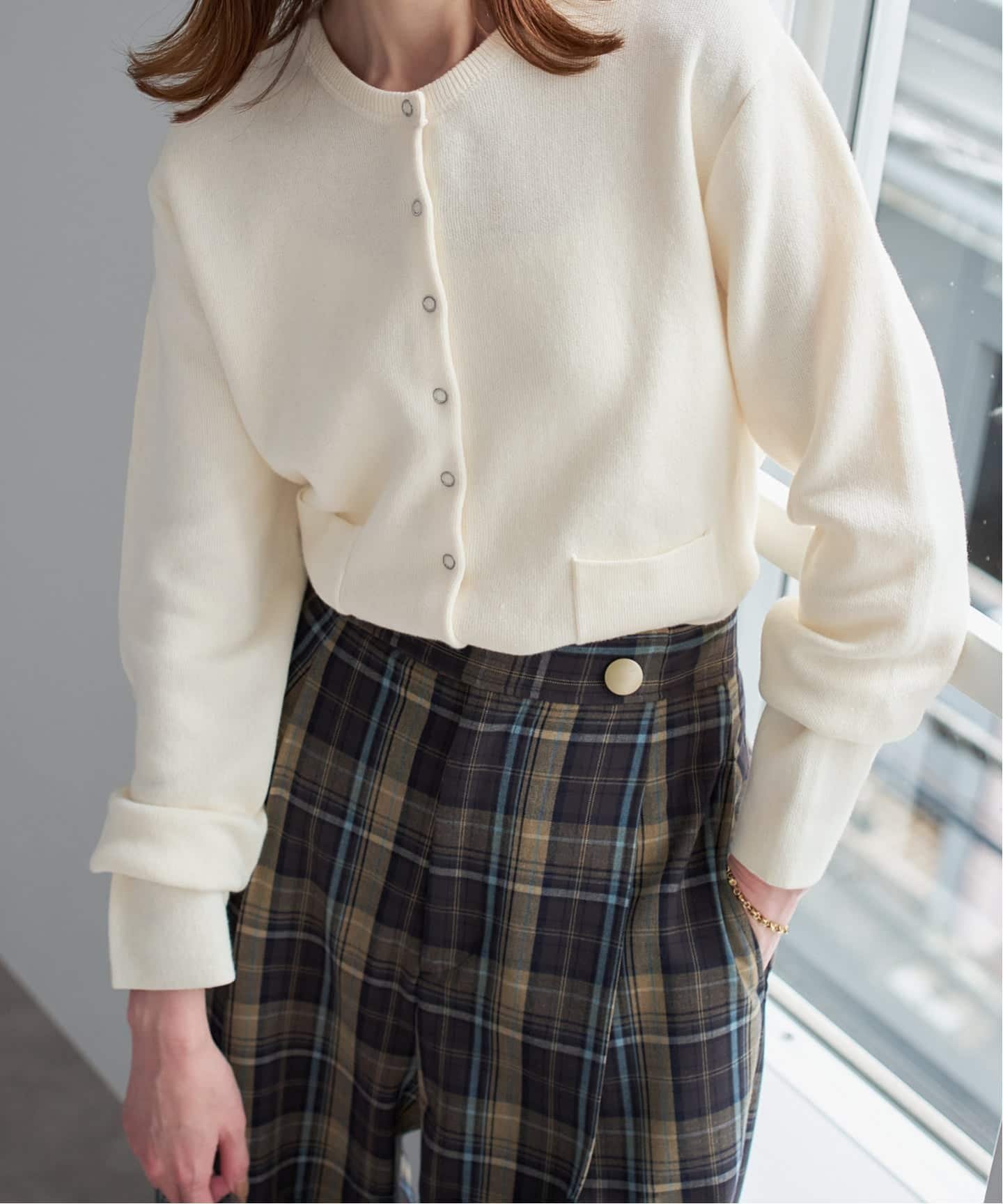 【スローブ イエナ/SLOBE IENA】の《セットアップ対応可》コットンダブルフェイスカーディガン インテリア・キッズ・メンズ・レディースファッション・服の通販 founy(ファニー) 　ファッション　Fashion　レディースファッション　Fashion for Women　トップス・カットソー　Cut & Sew Tops　カーディガン・羽織り　Layered Style Cardigans　2025年　2025　2025-2026秋冬・A/W　Autumn/Winter 2025–26 AW25–26　おすすめ　Recommended / Our Picks　カーディガン　Cardigan, Knitwear　コンパクト　Compact, Small Size　セットアップ　Set-Up, Coordinated Outfit　バランス　Balance, Style Balance　フォルム　Silhouette, Form　ワイド　Wide, Wide Fit　秋　Autumn　羽織　Haori, Light Jacket　ナチュラル|ID: prp329100004678482 ipo3291000000034124711