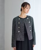 【アンデミュウ/Andemiu】の【選べる着丈】ツイードキンボタンジャケット 人気、トレンドファッション・服の通販 founy(ファニー) ファッション Fashion レディースファッション Fashion for Women アウター Coat / Outerwear Collection レディースジャケット・軽アウター Jackets おすすめ Recommended / Our Picks カットソー Cut and Sewn Top ショート Short, Short Length ジャケット Jacket, Outerwear セレモニー Ceremony ツイード Twill, Twill Weave デニム Denim, Jeans Material トレンド Trend, Trending Now ボトム Bottoms, Lower Wear 春 Spring ビジネス 仕事 通勤 Business / Work / Commuting thumbnail ブラックガラ|ID: prp329100004678557 ipo3291000000033799365