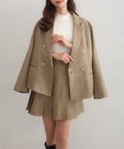 【ジュノア/JUNOAH】のセネア テーラードジャケット+スカート グレージュ|ID: prp329100004678594 ipo3291000000033799517