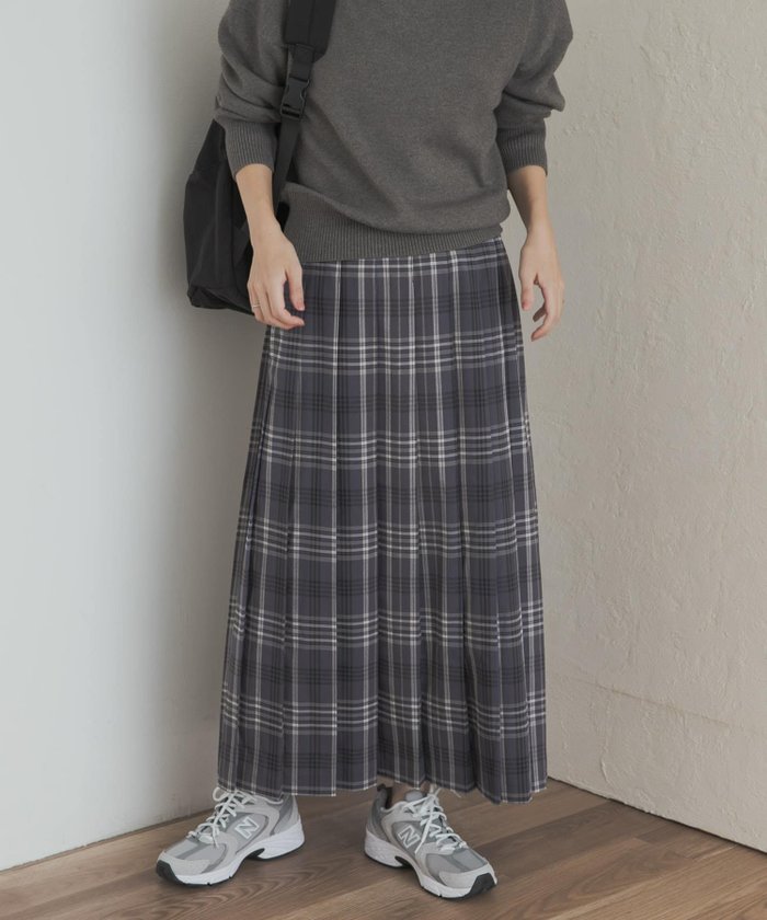 【アーバンリサーチ ドアーズ/URBAN RESEARCH DOORS】の『一部WEB限定カラー』チェックプリーツスカート インテリア・キッズ・メンズ・レディースファッション・服の通販 founy(ファニー) https://founy.com/ ファッション Fashion レディースファッション Fashion for Women スカート Skirts プリーツスカート / 上品フェミニンスタイル Pleated Skirts 2025年 2025 2025-2026秋冬・A/W Autumn/Winter 2025–26 AW25–26 冬 Winter / This Winter クラシック Classic, Timeless Style サイドジップ Side Zip, Side Zipper チェック Check, Plaid, Tartan トレンド Trend, Trending Now フロント Front, Front Design プリーツ Pleats, Pleated ロング Long, Long-Length エレガント 上品 Elegant A/W・秋冬 Autumn/Winter |ID: prp329100004678599 ipo3291000000034507544