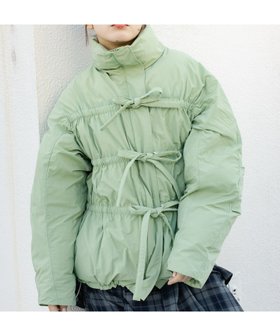 【ケービーエフ/KBF / URBAN RESEARCH】のフロントリボン中綿ジャケット 人気、トレンドファッション・服の通販 founy(ファニー) ファッション Fashion レディースファッション Fashion for Women アウター Coat / Outerwear Collection レディースジャケット・軽アウター Jackets 2024年 2024 2024-2025秋冬・A/W Autumn/Winter 2024–25 AW24–25 冬 Winter / This Winter シェイプ Shape, Slim Fit ジャケット Jacket, Outerwear スタンド Stand Collar, Upright Stand トレンド Trend, Trending Now フロント Front, Front Design ボトム Bottoms, Lower Wear リボン Ribbon, Bow A/W・秋冬 Autumn/Winter |ID:prp329100004678666