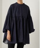 【ビアズリー/BEARDSLEY】のデニムギャザーブラウス 人気、トレンドファッション・服の通販 founy(ファニー) ファッション Fashion レディースファッション Fashion for Women トップス・カットソー Cut & Sew Tops シャツ・ブラウス・オフィスカジュアル Elegant Blouses & Button-Ups ギャザー Gathered, Ruffled シンプル Simple, Minimal スリーブ Sleeve, Long Sleeve / Short Sleeve デニム Denim, Jeans Material バルーン Balloon, Balloon Silhouette エレガント 上品 Elegant thumbnail インディゴブルー|ID: prp329100004678714 ipo3291000000033800042