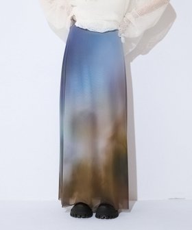 【ジーナシス/JEANASiS】のグラフィックシアースカート 人気、トレンドファッション・服の通販 founy(ファニー) ファッション Fashion レディースファッション Fashion for Women スカート Skirts おすすめ Recommended / Our Picks スリット Slit, Slit Detail トレンド Trend, Trending Now プリント Print, Printed Pattern ペチコート Petticoat, Underskirt メッシュ Mesh, Net Fabric 夏 Summer |ID:prp329100004678733