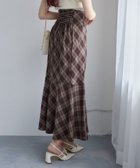 【ナイスクラップ/NICE CLAUP】のWEB限定/【マイナス5キロ見え】後ろレースアップマーメイドスカート 人気、トレンドファッション・服の通販 founy(ファニー) ファッション Fashion レディースファッション Fashion for Women スカート Skirts 2025年 2025 2025-2026秋冬・A/W Autumn/Winter 2025–26 AW25–26 おすすめ Recommended / Our Picks ドット Polka Dot, Dot Pattern プリント Print, Printed Pattern エレガント 上品 Elegant |ID:prp329100004678745