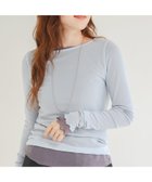 【ルクールブラン/le.coeur blanc】の薄手で着心地抜群!新色登場 シアークルーネックプルオーバー サックス|ID: prp329100004678830 ipo3291000000033800772