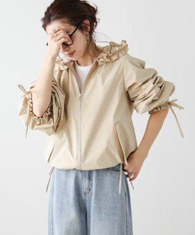 【ラジュール/Lajour】のリボンマウンテンパーカー 人気、トレンドファッション・服の通販 founy(ファニー) ファッション Fashion レディースファッション Fashion for Women トップス・カットソー Cut & Sew Tops レディースパーカー・カジュアルフーディー Casual Hoodies & Sweatshirts アウトドア Outdoor Clothing バランス Balance, Style Balance パーカー Hoodie, Parka フェミニン Feminine, Girly フリル Frill, Ruffle リボン Ribbon, Bow |ID:prp329100004678849