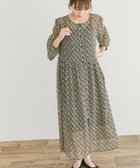 【アイテムズアーバンリサーチ/ITEMS URBAN RESEARCH】のフラワープリントシフォンワンピース 人気、トレンドファッション・服の通販 founy(ファニー) ファッション Fashion レディースファッション Fashion for Women ワンピース Dresses 2025年 2025 2025春夏・S/S Spring/Summer 2025 SS25 インナー Innerwear エレガント 上品 Elegant オレンジ Orange シフォン Chiffon, Lightweight Fabric フラワー Flower, Floral 夏 Summer S/S・春夏 SS, Spring/Summer, Warm Season thumbnail BLK|ID: prp329100004678853 ipo3291000000033800932