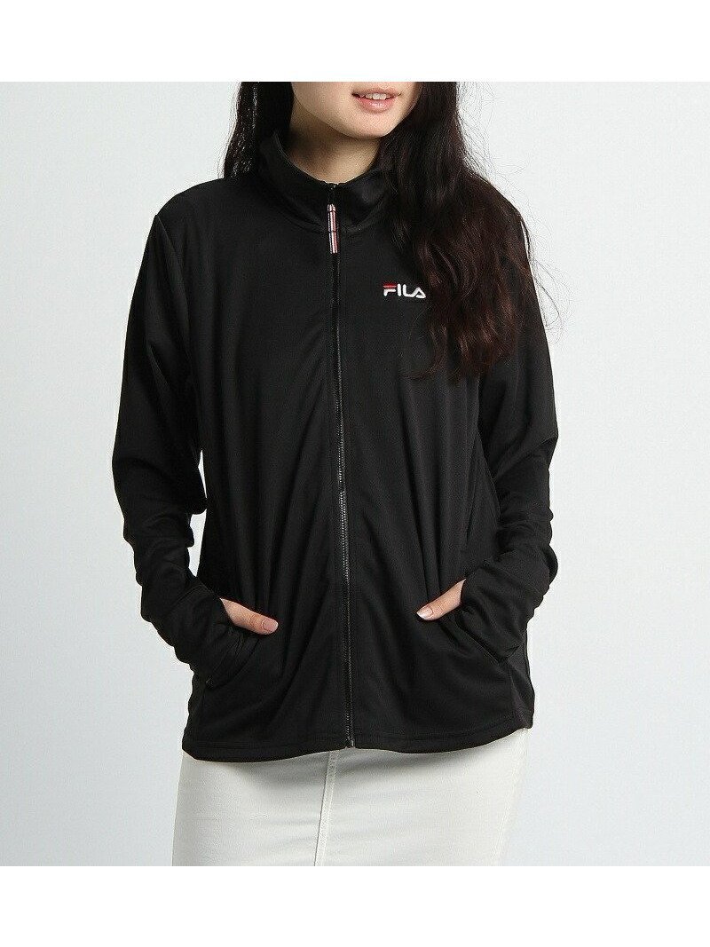 【ニッキー/nikki】のFILA PEメッシュスタンドジャケット インテリア・キッズ・メンズ・レディースファッション・服の通販 founy(ファニー) 　ファッション　Fashion　レディースファッション　Fashion for Women　アウター　Coat / Outerwear Collection　レディースジャケット・軽アウター　Jackets　シンプル　Simple, Minimal　ジャケット　Jacket, Outerwear　トリコ　Tricolor, Tricolored　ワンポイント　One Point, Statement Accent　夏　Summer　BK|ID: prp329100004678881 ipo3291000000033801127