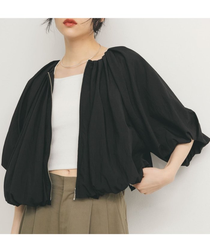 【ケービーエフ/KBF / URBAN RESEARCH】のバルーンジャケット インテリア・キッズ・メンズ・レディースファッション・服の通販 founy(ファニー) https://founy.com/ ファッション Fashion レディースファッション Fashion for Women アウター Coat / Outerwear Collection レディースジャケット・軽アウター Jackets 2025年 2025 2025春夏・S/S Spring/Summer 2025 SS25 キャミワンピース Cami Dress, Slip Dress シンプル Simple, Minimal ジャケット Jacket, Outerwear タンク Tank Top, Sleeveless Top バルーン Balloon, Balloon Silhouette フロント Front, Front Design ボトム Bottoms, Lower Wear ポケット Pocket, Pocket Detail 夏 Summer 定番 Standard, Basic Item S/S・春夏 SS, Spring/Summer, Warm Season |ID: prp329100004678892 ipo3291000000033911780