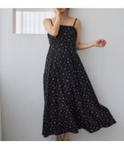 【ミスティ ウーマン/mysty woman】の【WEB限定】アソート柄キャミワンピース ブラックハナ|ID: prp329100004678895 ipo3291000000033801194