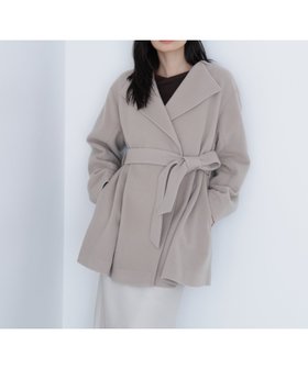 【ナチュラル ビューティー ベーシック/NATURAL BEAUTY BASIC】のベルテッドミディコート 人気、トレンドファッション・服の通販 founy(ファニー) ファッション Fashion レディースファッション Fashion for Women アウター Coat / Outerwear Collection コート・ロングコート・ピーコート Long Coats, Peacoats & More フロント Front, Front Design |ID:prp329100004678981