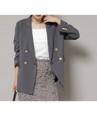 【ナノ ユニバース/nano universe】のドライウェザーストレッチダブルジャケット(セットアップ可) 人気、トレンドファッション・服の通販 founy(ファニー) ファッション Fashion レディースファッション Fashion for Women アウター Coat / Outerwear Collection レディースジャケット・軽アウター Jackets ウォッシャブル Machine Washable ジャケット Jacket, Outerwear セットアップ Set-Up, Coordinated Outfit ダブル Double, Double-Breasted トレンド Trend, Trending Now 定番 Standard, Basic Item マニッシュ Mannish, Boyish おすすめ Recommended / Our Picks 2025年 2025 2025-2026秋冬・A/W Autumn/Winter 2025–26 AW25–26 thumbnail グレー|ID: prp329100004678986 ipo3291000000034357461