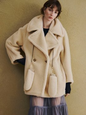 【フレイ アイディー/FRAY I.D】のECOPELボアミドルコート 人気、トレンドファッション・服の通販 founy(ファニー) ファッション Fashion レディースファッション Fashion for Women アウター Coat / Outerwear Collection コート・ロングコート・ピーコート Long Coats, Peacoats & More 今季 This Season, Current Season スタイリッシュ Stylish, Fashionable スマート Smart, Elegant トレンド Trend, Trending Now パターン Pattern, Design Print フランス France, French ミドル Middle Length, Mid Height ラグジュアリー Luxury, Elegant リアル Real, Realistic リュクス Luxury, Elegant, High-End, Chic エレガント 上品 Elegant |ID:prp329100004678989