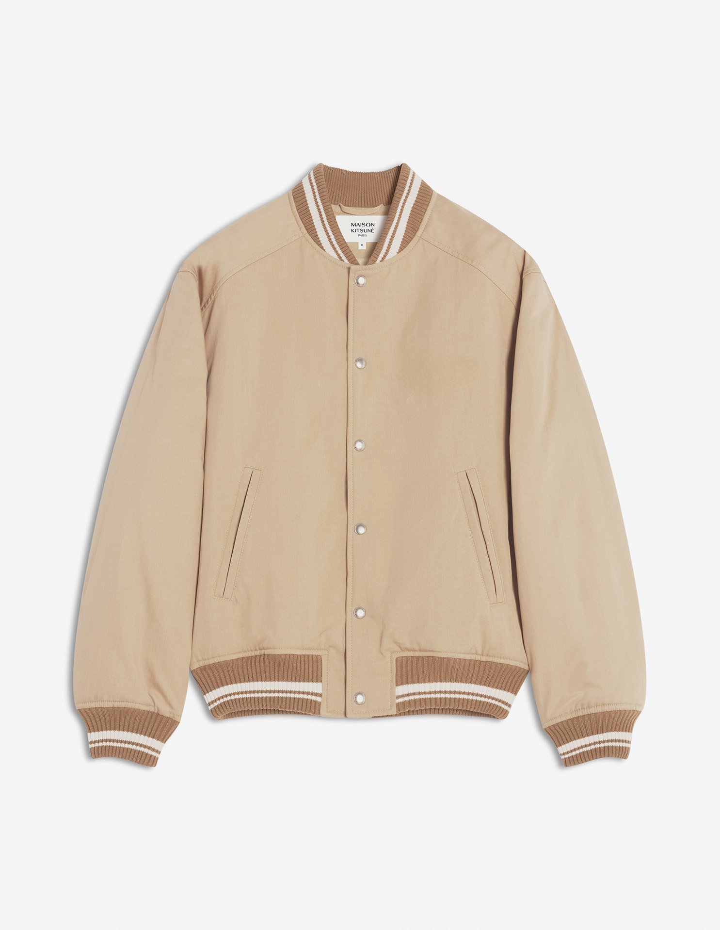 【メゾン キツネ/MAISON KITSUNE】のMaison Kitsune/TEDDY BLOUSON インテリア・キッズ・メンズ・レディースファッション・服の通販 founy(ファニー) 　ファッション　Fashion　レディースファッション　Fashion for Women　アウター　Coat / Outerwear Collection　ブルゾンジャケット・スポーティアウター　Blouson Jackets　春　Spring　クラシック　Classic, Timeless Style　コレクション　Collection, Seasonal Line　ツイル　Twist, Twisted Detail　デニム　Denim, Jeans Material　定番　Standard, Basic Item　長袖　Long Sleeve, Full Sleeve　パッチ　Patch, Appliqué　リラックス　Relax, Relaxed Fit　ループ　Loop, Loop Knit　S/S・春夏　SS, Spring/Summer, Warm Season　夏　Summer　TANNIN|ID: prp329100004679008 ipo3291000000034067220