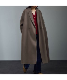 【サロン アダム エ ロペ/SALON adam et rope'】のシャルムリバーロングコート 人気、トレンドファッション・服の通販 founy(ファニー) ファッション Fashion レディースファッション Fashion for Women アウター Coat / Outerwear Collection コート・ロングコート・ピーコート Long Coats, Peacoats & More エレガント 上品 Elegant ショルダー Shoulder, Shoulder Strap ドレープ Drape, Draping Fabric ドロップ Drop Shoulder, Dropped Style なめらか Smooth, Silky Texture フォルム Silhouette, Form ラグジュアリー Luxury, Elegant リラックス Relax, Relaxed Fit ロング Long, Long-Length |ID:prp329100004679057