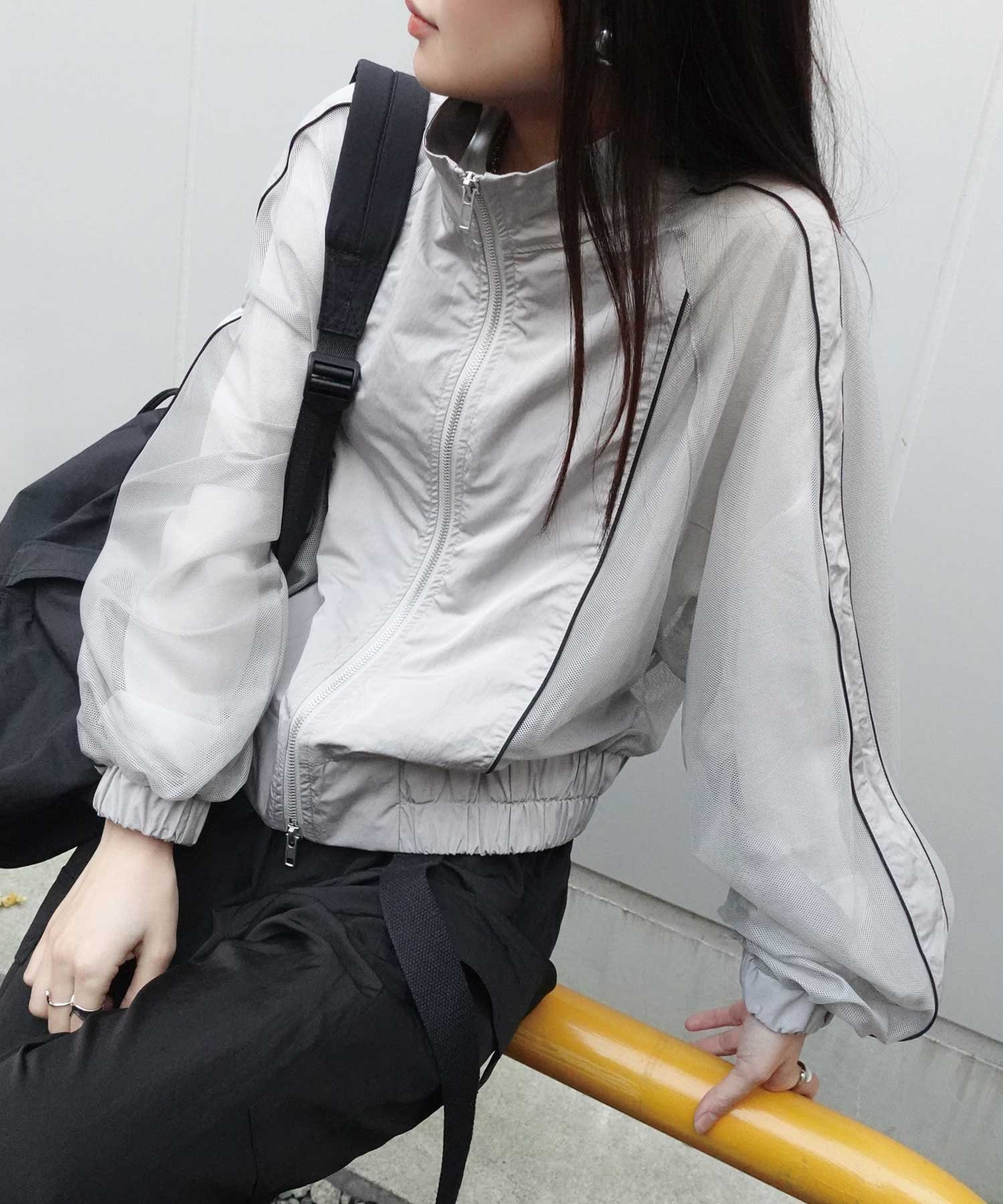 【コーナーズ/CORNERS】のメッシュショートトラックジャケット 人気、トレンドファッション・服の通販 founy(ファニー) 　ファッション　Fashion　レディースファッション　Fashion for Women　アウター　Coat / Outerwear Collection　レディースジャケット・軽アウター　Jackets　 other-1|ID: prp329100004679078 ipo3291000000033802039