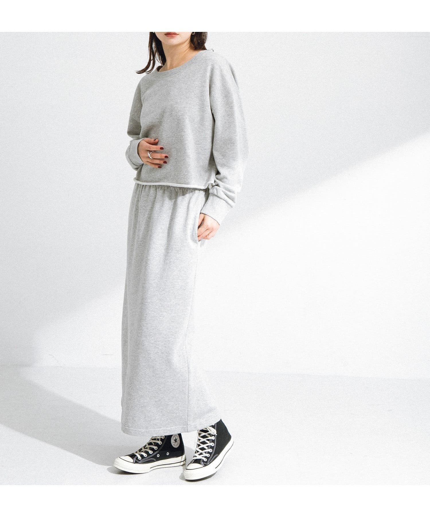 【サニーレーベル/Sonny Label / URBAN RESEARCH】の『WEB/一部店舗限定』ラメ裏毛スウェット スカートセットアップ 人気、トレンドファッション・服の通販 founy(ファニー) 　ファッション　Fashion　レディースファッション　Fashion for Women　セットアップ　Matching Sets　スカート・ミニ/ミディ/マキシ　Skirts / Mini, Midi & Maxi Skirts　2025年　2025　2025春夏・S/S　Spring/Summer 2025 SS25　シンプル　Simple, Minimal　スウェット / スエット　Sweatshirt, Sweatwear　セットアップ　Set-Up, Coordinated Outfit　デコルテ　Décolleté, Neckline　ロング　Long, Long-Length　夏　Summer　S/S・春夏　SS, Spring/Summer, Warm Season　 other-1|ID: prp329100004679103 ipo3291000000033802169