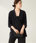 【プラージュ/Plage】の《追加》Cache Coeur ジャケット 人気、トレンドファッション・服の通販 founy(ファニー) ファッション Fashion レディースファッション Fashion for Women アウター Coat / Outerwear Collection レディースジャケット・軽アウター Jackets カシュクール Wrap Design カーディガン Cardigan, Knitwear ジャケット Jacket, Outerwear フロント Front, Front Design エレガント 上品 Elegant 人気 Popular, Best Seller thumbnail ブラック|ID: prp329100004679113 ipo3291000000033802218