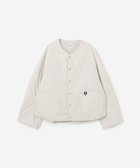 【ビショップ/Bshop】のノーカラー キルティングジャケット WOMEN 人気、トレンドファッション・服の通販 founy(ファニー) ファッション Fashion レディースファッション Fashion for Women アウター Coat / Outerwear Collection レディースジャケット・軽アウター Jackets イタリア Italy キルティング Quilted, Quilting ショルダー Shoulder, Shoulder Strap ショート Short, Short Length ジャケット Jacket, Outerwear タイプライター Typewriter Fabric, Crisp Cotton ドット Polka Dot, Dot Pattern ドロップ Drop Shoulder, Dropped Style パイピング Piping, Trim Design パッチ Patch, Appliqué ポケット Pocket, Pocket Detail 軽量 Lightweight, Ultra Light thumbnail OFFWHITE|ID: prp329100004679160 ipo3291000000033802454