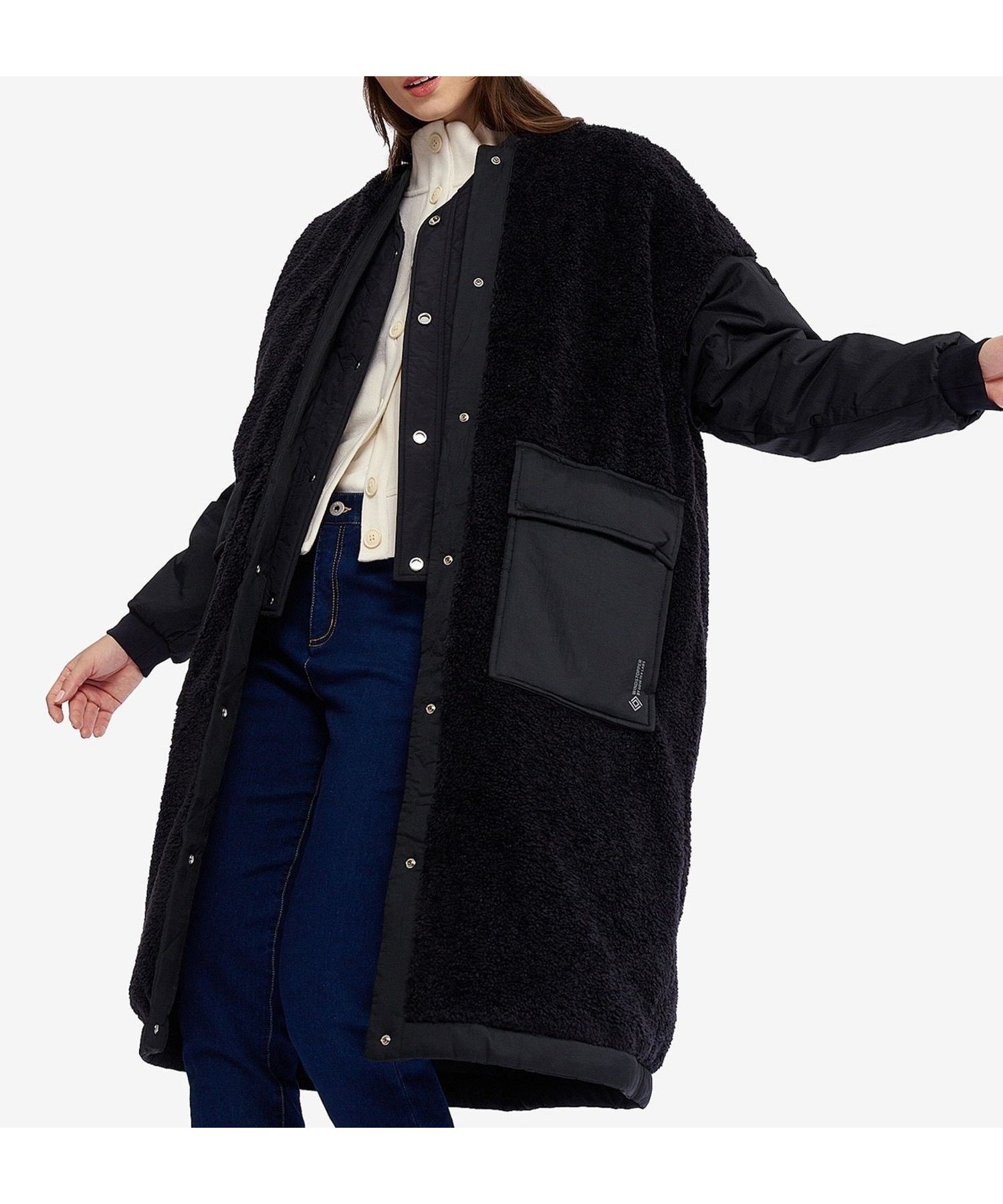 【エーグル/AIGLE】のGORE-TEX WINDSTOPPER 防風 透湿 ウインドストッパー リバーシブルボア ミリタリーキルティングコート 人気、トレンドファッション・服の通販 founy(ファニー) 　ファッション　Fashion　レディースファッション　Fashion for Women　アウター　Coat / Outerwear Collection　コート・ロングコート・ピーコート　Long Coats, Peacoats & More　アウトドア　Outdoor Clothing　ウォーム　Warm Fabric　キルティング　Quilted, Quilting　ジップ　Zip, Zipper　ハンド　Hand, Handmade　フィット　Fit, Slim Fit　フラップ　Flap, Flap Pocket　ブルゾン　Blouson, Bomber Jacket　ポケット　Pocket, Pocket Detail　リバーシブル　Reversible, Two-Sided　リラックス　Relax, Relaxed Fit　ロング　Long, Long-Length　A/W・秋冬　Autumn/Winter　おすすめ　Recommended / Our Picks　ビジネス 仕事 通勤　Business / Work / Commuting　 other-1|ID: prp329100004679209 ipo3291000000033802652