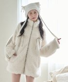 【ナイスクラップ/NICE CLAUP】の【リバイバル】リボンボアブルゾン/リボン取り外し可能 アイボリー|ID: prp329100004679212 ipo3291000000034499338