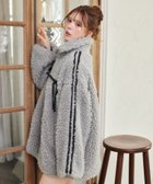 【ナイスクラップ/NICE CLAUP】の【リバイバル】リボンボアブルゾン/リボン取り外し可能 グレー|ID: prp329100004679212 ipo3291000000034499339