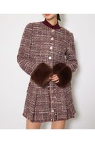 【リエンダ/rienda】の2WAYツイードショートジャケット 人気、トレンドファッション・服の通販 founy(ファニー) ファッション Fashion レディースファッション Fashion for Women アウター Coat / Outerwear Collection レディースジャケット・軽アウター Jackets オケージョン Occasion Wear ジャケット Jacket, Outerwear ツイード Twill, Twill Weave フェイクファー Faux Fur, Imitation Fur フォックス Fox, Fox Fur フロント Front, Front Design ボトム Bottoms, Lower Wear 冬 Winter / This Winter 再入荷 Restock / Back in Stock エレガント 上品 Elegant thumbnail D/RED3|ID: prp329100004679232 ipo3291000000033802740
