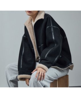 【サロン アダム エ ロペ/SALON adam et rope'】のフェイクムートンショートコート 人気、トレンドファッション・服の通販 founy(ファニー) ファッション Fashion レディースファッション Fashion for Women アウター Coat / Outerwear Collection コート・ロングコート・ピーコート Long Coats, Peacoats & More キャミソール Camisole, Spaghetti Strap Top サテン Satin, Glossy Fabric ジップ Zip, Zipper スタンド Stand Collar, Upright Stand フェイクファー Faux Fur, Imitation Fur フェイクムートン Faux Shearling, Faux Mouton フェイクレザー Faux Leather, PU Leather ポケット Pocket, Pocket Detail リアル Real, Realistic リラックス Relax, Relaxed Fit レース Lace, Lace Fabric A/W・秋冬 Autumn/Winter おすすめ Recommended / Our Picks エレガント 上品 Elegant |ID:prp329100004679246