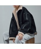 【サロン アダム エ ロペ/SALON adam et rope'】のフェイクムートンショートコート 人気、トレンドファッション・服の通販 founy(ファニー) ファッション Fashion レディースファッション Fashion for Women アウター Coat / Outerwear Collection コート・ロングコート・ピーコート Long Coats, Peacoats & More キャミソール Camisole, Spaghetti Strap Top サテン Satin, Glossy Fabric ジップ Zip, Zipper スタンド Stand Collar, Upright Stand フェイクファー Faux Fur, Imitation Fur フェイクムートン Faux Shearling, Faux Mouton フェイクレザー Faux Leather, PU Leather ポケット Pocket, Pocket Detail リアル Real, Realistic リラックス Relax, Relaxed Fit レース Lace, Lace Fabric A/W・秋冬 Autumn/Winter おすすめ Recommended / Our Picks エレガント 上品 Elegant thumbnail ブラック(01)|ID: prp329100004679246 ipo3291000000033802797