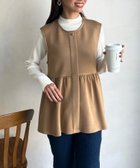 【シェトワ/Chez toi】のペプラムベスト×ニットプルオーバー 人気、トレンドファッション・服の通販 founy(ファニー) ファッション Fashion レディースファッション Fashion for Women トップス・カットソー Cut & Sew Tops ニット Knit Tops & Sweaters ベスト&ジレ / 重ね着スタイル Vests & Gilets カジュアルプルオーバー・ニットトップス Pullovers & Knit Tops / Casual Pullovers キャミワンピース Cami Dress, Slip Dress 切替 Switching, Contrast Panel チャーム Charm, Pendant デニム Denim, Jeans Material ベスト Vest, Waistcoat ベーシック Basic, Essential ペプラム Peplum, Flared Hem ボストン Boston リブニット Rib Knit, Ribbed Knit 再入荷 Restock / Back in Stock おすすめ Recommended / Our Picks thumbnail ベージュ|ID: prp329100004681053 ipo3291000000034577675