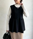 【シェトワ/Chez toi】のペプラムベスト×ニットプルオーバー 人気、トレンドファッション・服の通販 founy(ファニー) ファッション Fashion レディースファッション Fashion for Women トップス・カットソー Cut & Sew Tops ニット Knit Tops & Sweaters ベスト&ジレ / 重ね着スタイル Vests & Gilets カジュアルプルオーバー・ニットトップス Pullovers & Knit Tops / Casual Pullovers キャミワンピース Cami Dress, Slip Dress 切替 Switching, Contrast Panel チャーム Charm, Pendant デニム Denim, Jeans Material ベスト Vest, Waistcoat ベーシック Basic, Essential ペプラム Peplum, Flared Hem ボストン Boston リブニット Rib Knit, Ribbed Knit 再入荷 Restock / Back in Stock おすすめ Recommended / Our Picks thumbnail ブラック|ID: prp329100004681053 ipo3291000000034577676