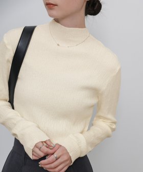 【セレクトモカ/SELECT MOCA】のニュアンスリブプチハイネックトップス 人気、トレンドファッション・服の通販 founy(ファニー) ファッション Fashion レディースファッション Fashion for Women トップス・カットソー Cut & Sew Tops シンプル Simple, Minimal スラックス Slacks, Dress Pants デニム Denim, Jeans Material |ID:prp329100004681070
