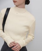 【セレクトモカ/SELECT MOCA】のニュアンスリブプチハイネックトップス 人気、トレンドファッション・服の通販 founy(ファニー) ファッション Fashion レディースファッション Fashion for Women トップス・カットソー Cut & Sew Tops シンプル Simple, Minimal スラックス Slacks, Dress Pants デニム Denim, Jeans Material thumbnail ホワイト-05|ID: prp329100004681070 ipo3291000000033847719