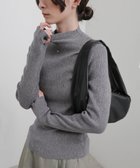 【セレクトモカ/SELECT MOCA】のニュアンスリブプチハイネックトップス 人気、トレンドファッション・服の通販 founy(ファニー) ファッション Fashion レディースファッション Fashion for Women トップス・カットソー Cut & Sew Tops シンプル Simple, Minimal スラックス Slacks, Dress Pants デニム Denim, Jeans Material thumbnail ダークグレー-06|ID: prp329100004681070 ipo3291000000033847721