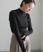 【セレクトモカ/SELECT MOCA】のニュアンスリブプチハイネックトップス 人気、トレンドファッション・服の通販 founy(ファニー) ファッション Fashion レディースファッション Fashion for Women トップス・カットソー Cut & Sew Tops シンプル Simple, Minimal スラックス Slacks, Dress Pants デニム Denim, Jeans Material thumbnail ブラック-04|ID: prp329100004681070 ipo3291000000033847723