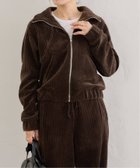 【ユーバイ スピック&スパン/U by Spick&Span】のKIJUN/キジュン Velour Zip-Up Jacket 人気、トレンドファッション・服の通販 founy(ファニー) ファッション Fashion レディースファッション Fashion for Women アウター Coat / Outerwear Collection レディースジャケット・軽アウター Jackets トップス・カットソー Cut & Sew Tops ベロアトップス Velour Tops / Velvet-Look Items 2025年 2025 2025-2026秋冬・A/W Autumn/Winter 2025–26 AW25–26 コレクション Collection, Seasonal Line ジャケット Jacket, Outerwear スタイリッシュ Stylish, Fashionable スタンダード Standard, Basic セットアップ Set-Up, Coordinated Outfit ベロア Velour, Soft Velvet thumbnail ブラウン|ID: prp329100004681082 ipo3291000000033810158