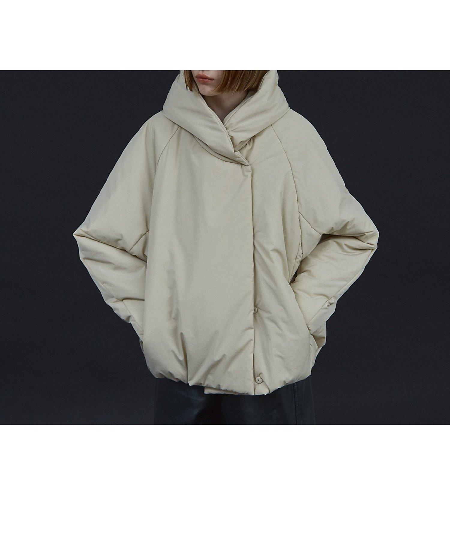 【ノミネ/NOMINE】の中綿 ボリューム フード ブルゾン インテリア・キッズ・メンズ・レディースファッション・服の通販 founy(ファニー) 　ファッション　Fashion　レディースファッション　Fashion for Women　アウター　Coat / Outerwear Collection　ブルゾンジャケット・スポーティアウター　Blouson Jackets　バランス　Balance, Style Balance　ブルゾン　Blouson, Bomber Jacket　ボトム　Bottoms, Lower Wear　冬　Winter / This Winter　防寒　Cold Protection, Winter-Ready　アイボリー|ID: prp329100004681118 ipo3291000000033810347