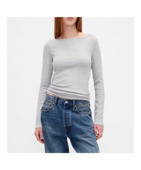 【ギャップ/GAP】のモダン ボートネックTシャツ 人気、トレンドファッション・服の通販 founy(ファニー) ファッション Fashion レディースファッション Fashion for Women トップス・カットソー Cut & Sew Tops シャツ・ブラウス・オフィスカジュアル Elegant Blouses & Button-Ups ロングTシャツ・Tシャツ Longline T-Shirts & Tees ストレッチ Stretch, Stretchy Fabric フィット Fit, Slim Fit モダン Modern, Contemporary 長袖 Long Sleeve, Full Sleeve |ID:prp329100004681217