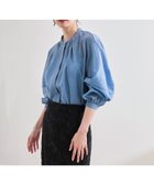 【ロペ/ROPE'】の【洗える】キュプラシルク ボリュームスリーブブラウス 人気、トレンドファッション・服の通販 founy(ファニー) ファッション Fashion レディースファッション Fashion for Women トップス・カットソー Cut & Sew Tops シャツ・ブラウス・オフィスカジュアル Elegant Blouses & Button-Ups ボリューム袖・フリルスリーブブラウス Voluminous & Ruffle Sleeves / Puffy Sleeve Tops おすすめ Recommended / Our Picks キュプラ Cupro, Eco Fabric シアー Sheer, See-Through シルク Silk, 100% Silk スタンド Stand Collar, Upright Stand スリーブ Sleeve, Long Sleeve / Short Sleeve フレンチ French, French Style ボトム Bottoms, Lower Wear ポケット Pocket, Pocket Detail ビジネス 仕事 通勤 Business / Work / Commuting 定番 Standard, Basic Item 洗える Machine Washable thumbnail ブルー系(45)|ID: prp329100004681244 ipo3291000000033811005
