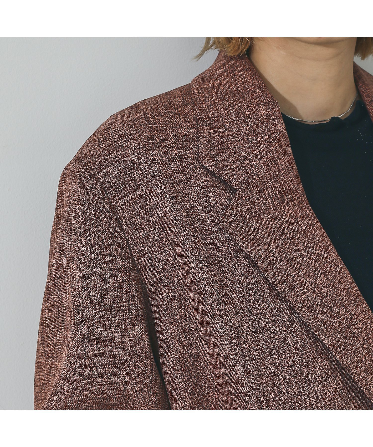 【ノミネ/NOMINE】の【ユニセックス】オーバーサイズ シャーク テーラードジャケット インテリア・キッズ・メンズ・レディースファッション・服の通販 founy(ファニー) 　ファッション　Fashion　レディースファッション　Fashion for Women　アウター　Coat / Outerwear Collection　レディースジャケット・軽アウター　Jackets　テーラードジャケット / 通勤・きれいめスタイル　Tailored Jackets & Blazers　おすすめ　Recommended / Our Picks　スリット　Slit, Slit Detail　バランス　Balance, Style Balance　ミックス　Mix, Mixed Style　メンズ　Men's, Menswear　エレガント 上品　Elegant　無地　Plain, Solid Color　ダークオレンジ|ID: prp329100004681321 ipo3291000000033811340