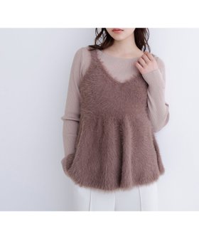 【ナチュラル ビューティー ベーシック/NATURAL BEAUTY BASIC】のヘアリーペプラムキャミセットニット 人気、トレンドファッション・服の通販 founy(ファニー) ファッション Fashion レディースファッション Fashion for Women トップス・カットソー Cut & Sew Tops ニット Knit Tops & Sweaters キャミソール&ノースリーブ Camisoles & Sleeveless Tops キャミソール Camisole, Spaghetti Strap Top フィット Fit, Slim Fit ベーシック Basic, Essential ペプラム Peplum, Flared Hem リブニット Rib Knit, Ribbed Knit |ID:prp329100004681362