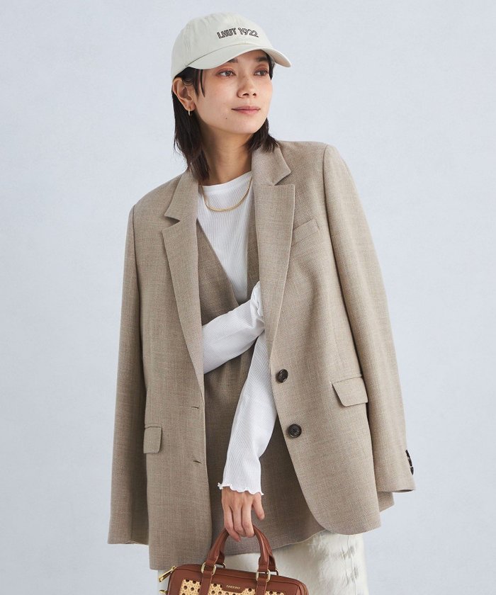 【ユナイテッドアローズ/UNITED ARROWS】のsize SHORTあり リネンライク テーラード ジャケット インテリア・キッズ・メンズ・レディースファッション・服の通販 founy(ファニー) https://founy.com/ ファッション Fashion レディースファッション Fashion for Women アウター Coat / Outerwear Collection レディースジャケット・軽アウター Jackets テーラードジャケット / 通勤・きれいめスタイル Tailored Jackets & Blazers 春 Spring キャップ Cap, Baseball Cap ジャケット Jacket, Outerwear スニーカー Sneakers, Trainers テーラード Tailored, Tailored Fit デニム Denim, Jeans Material バランス Balance, Style Balance ベスト Vest, Waistcoat マニッシュ Mannish, Boyish おすすめ Recommended / Our Picks |ID: prp329100004681378 ipo3291000000033811602